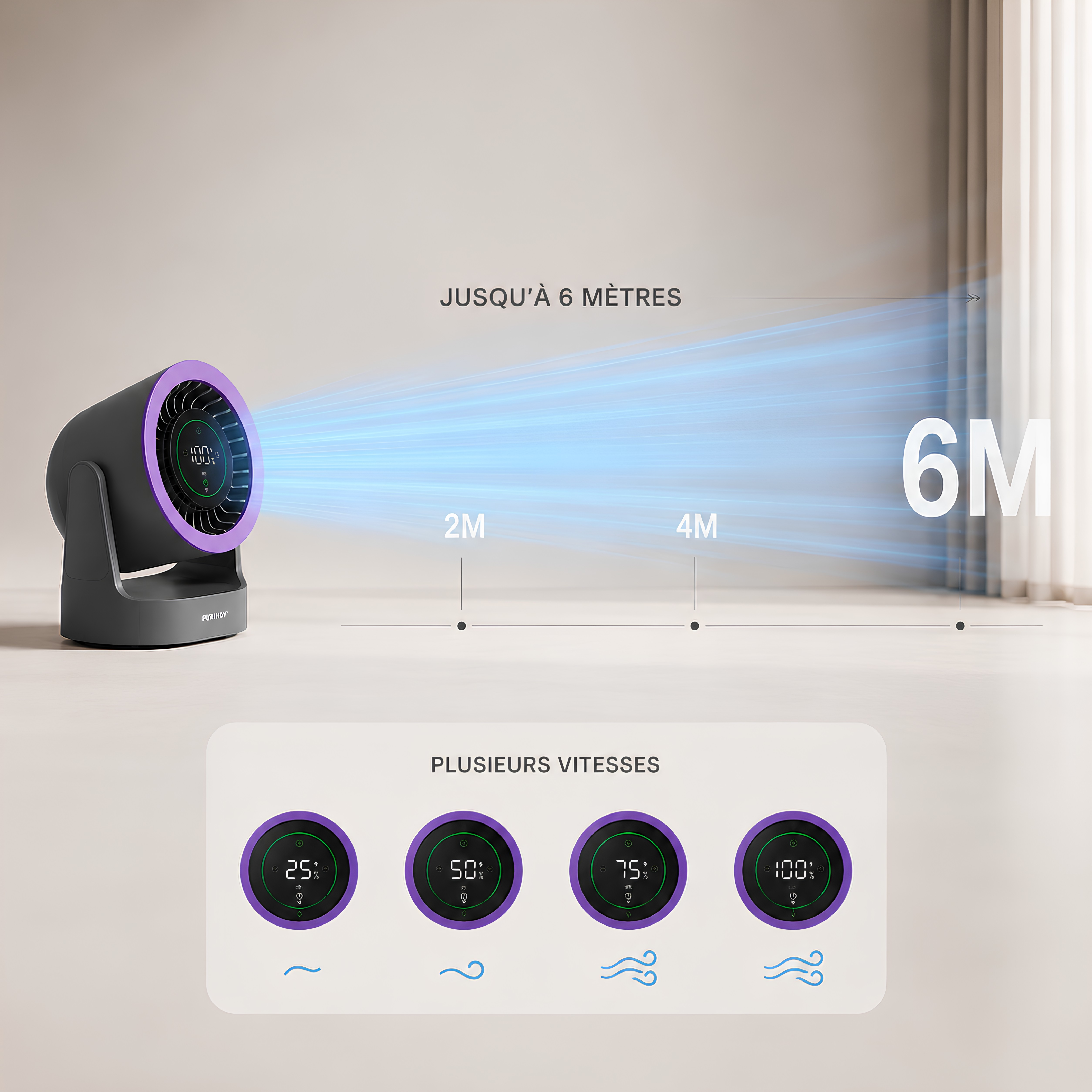 Ventilateur de bureau - L'Ultra silencieux