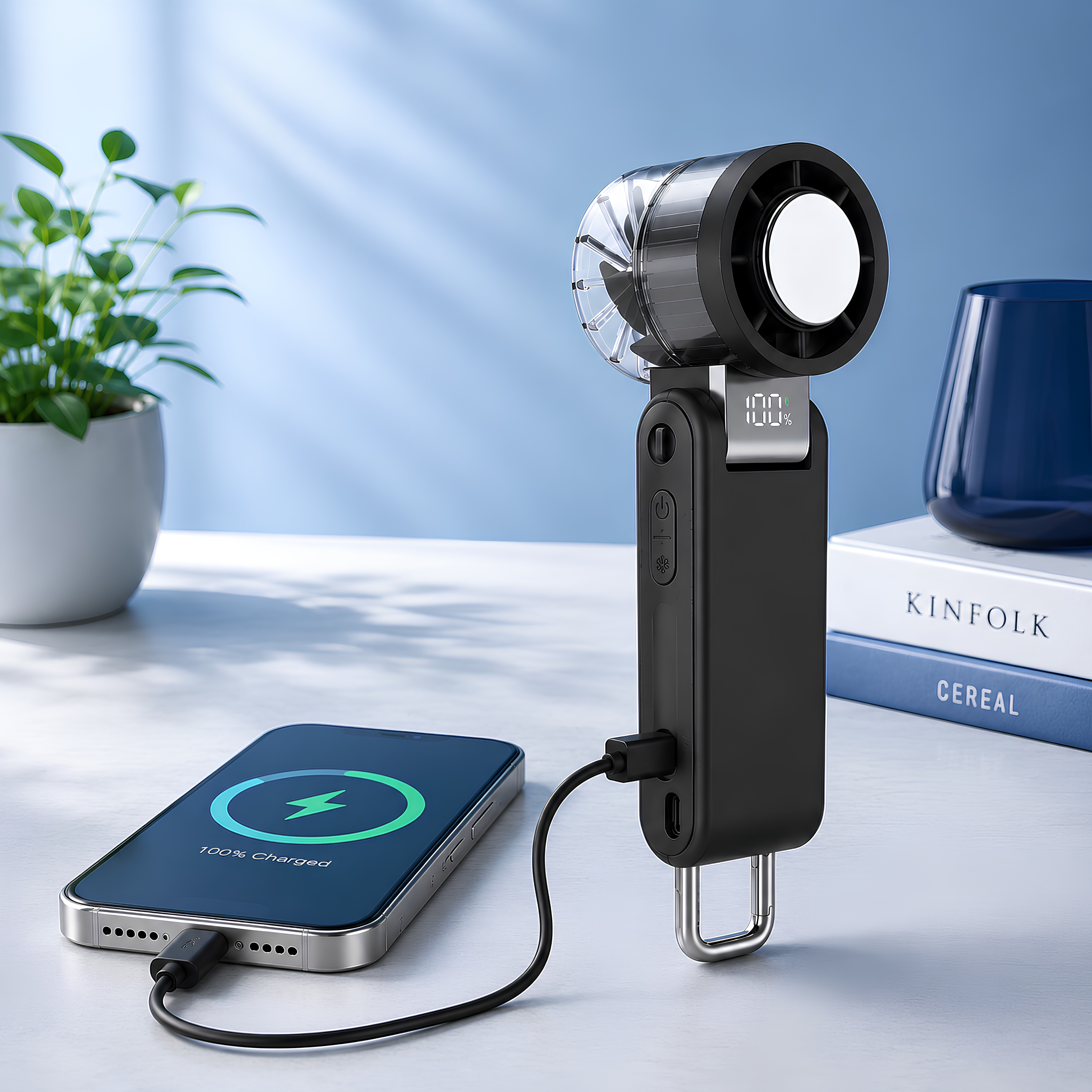 Climatiseur portable & Batterie externe - L'Airpower